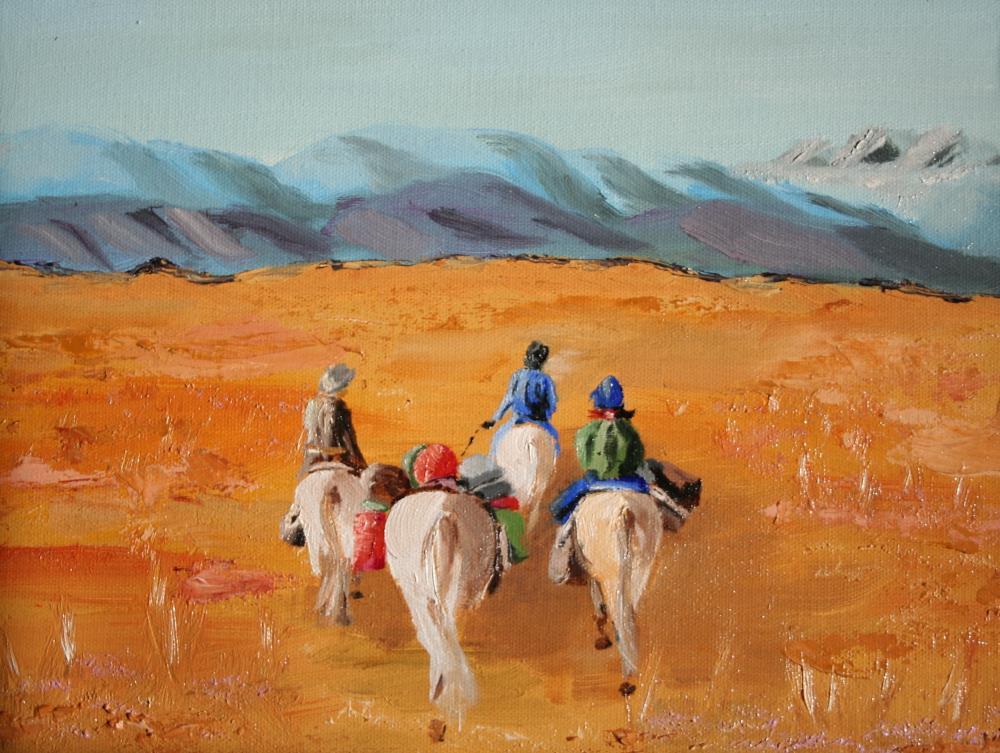 travelers and packhorse